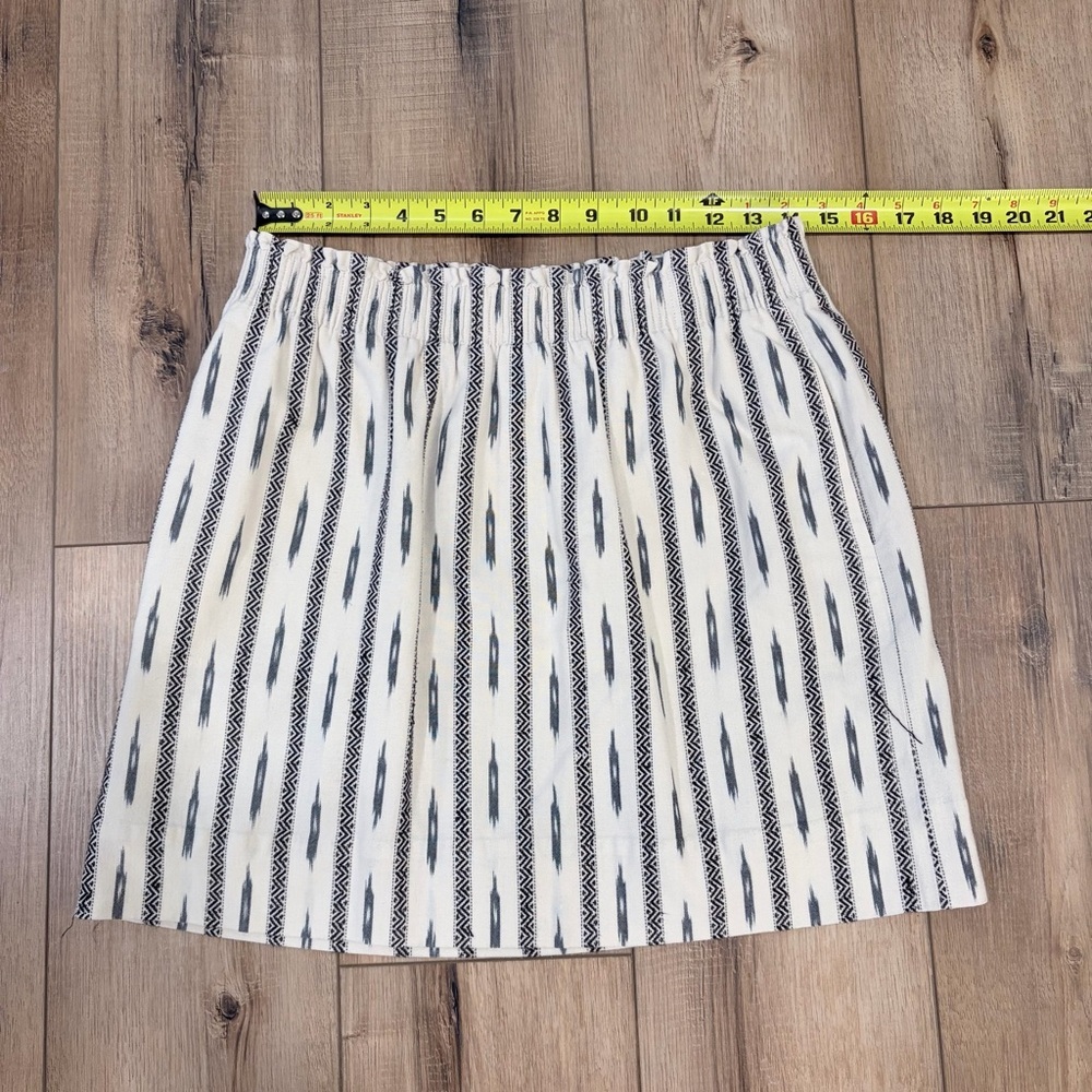 J.Crew Boho Core Tribal Mini Skirt Adjustable Waist Pull On 10 Festival - Picture 5 of 8